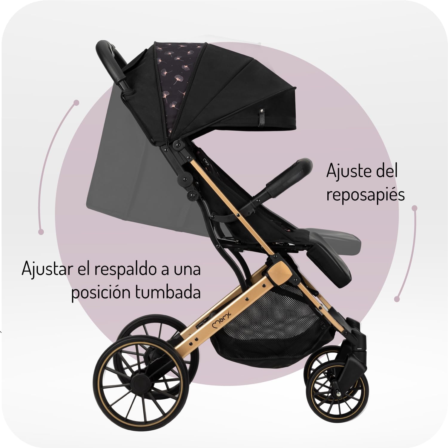 Momi Cochecito de bebé ESTELLE LIGHT PLUS a partir 6 meses miniatura 7