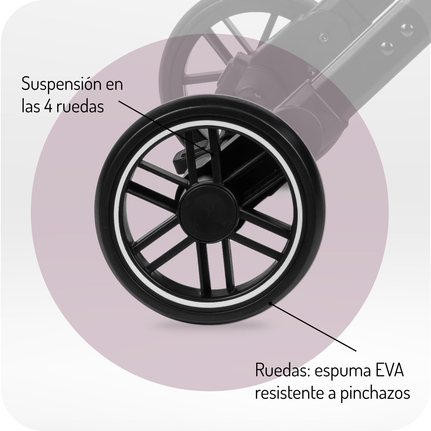 Momi Cochecito de bebé ESTELLE a partir 6 meses miniatura 5
