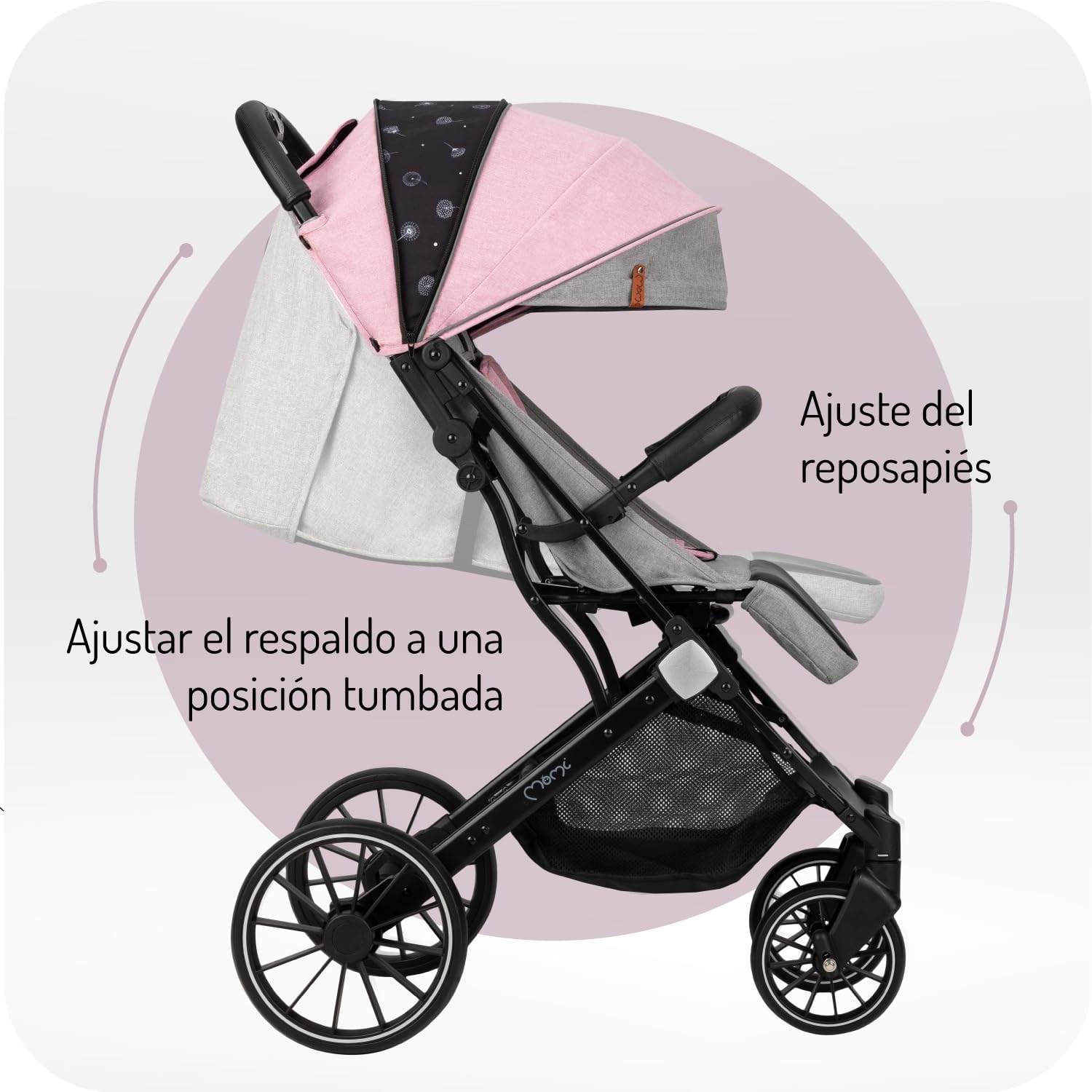 Momi Cochecito de bebé ESTELLE LIGHT PLUS a partir 6 meses miniatura 7