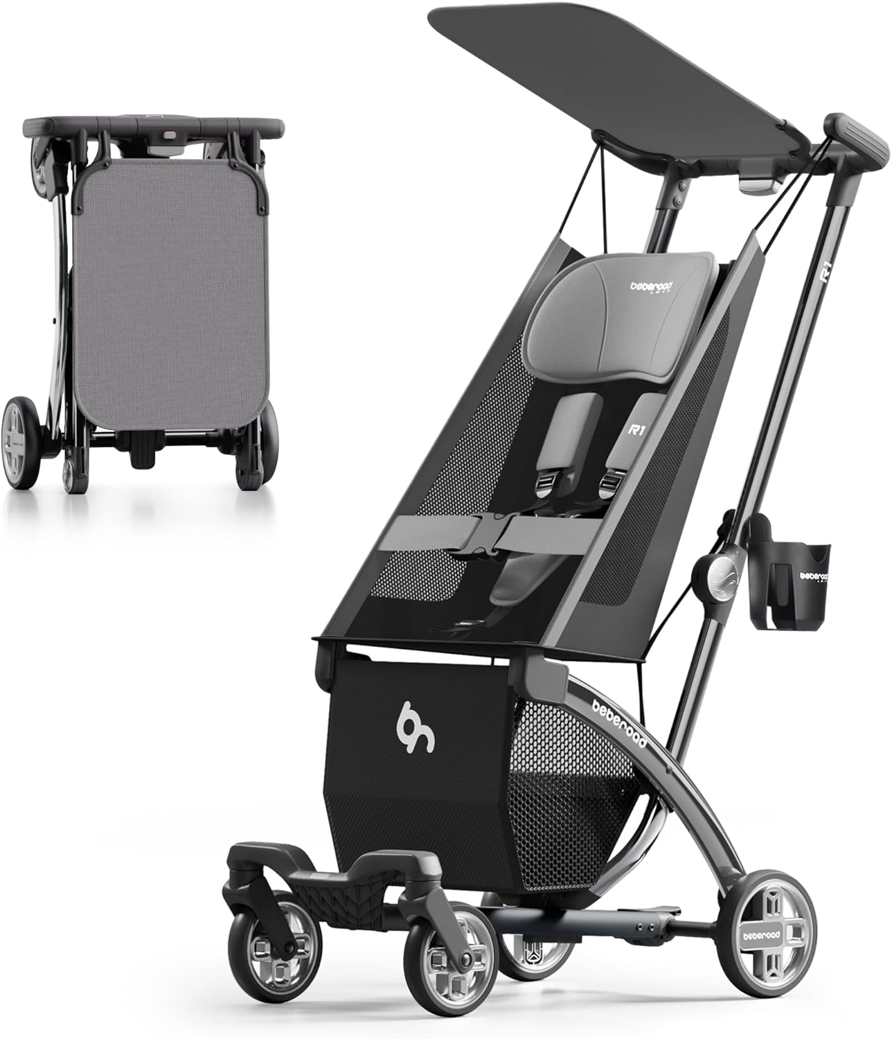 beberoad Cochecito de bebé R1 viaje ultraligero avión
