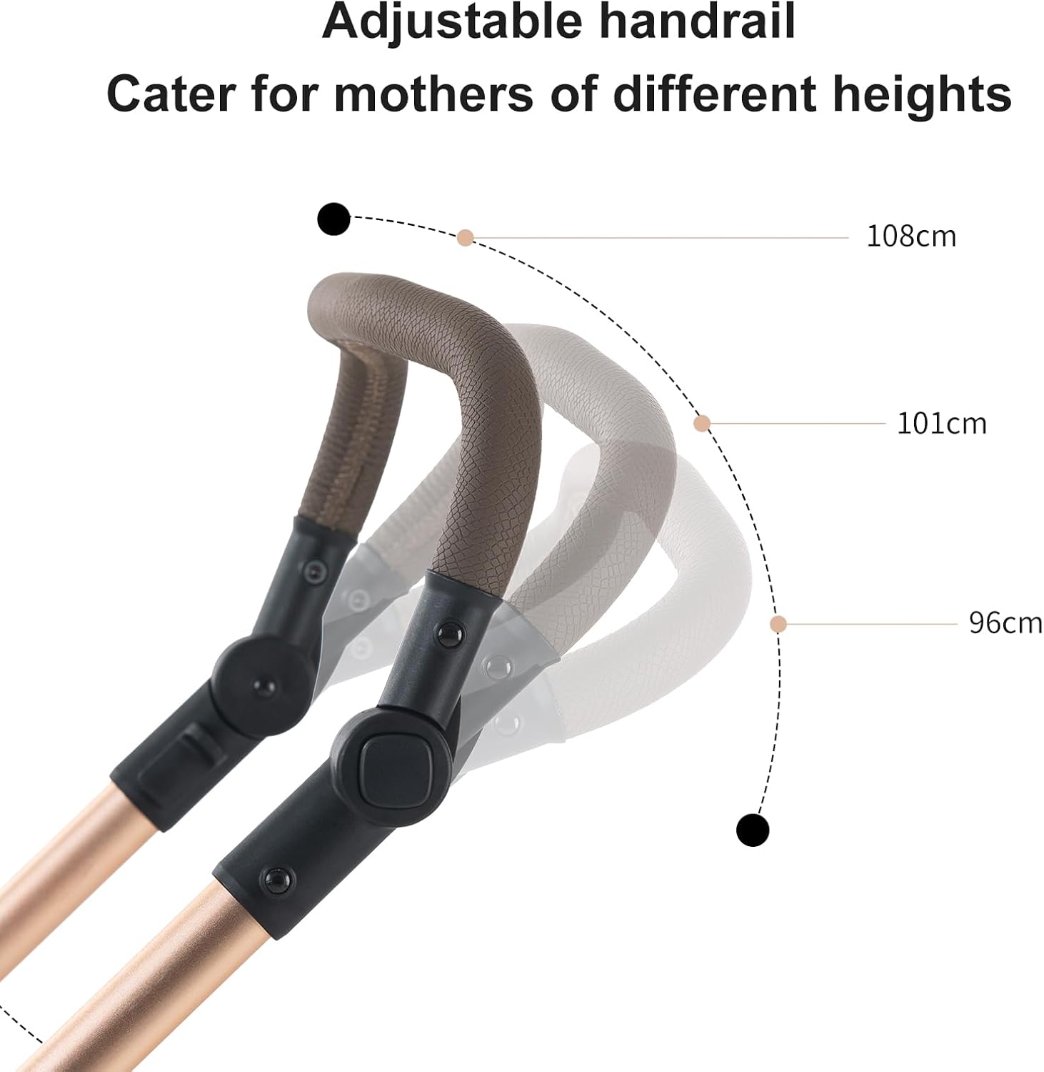 BEBBY Cochecito de bebé 3 en 1 miniatura 9