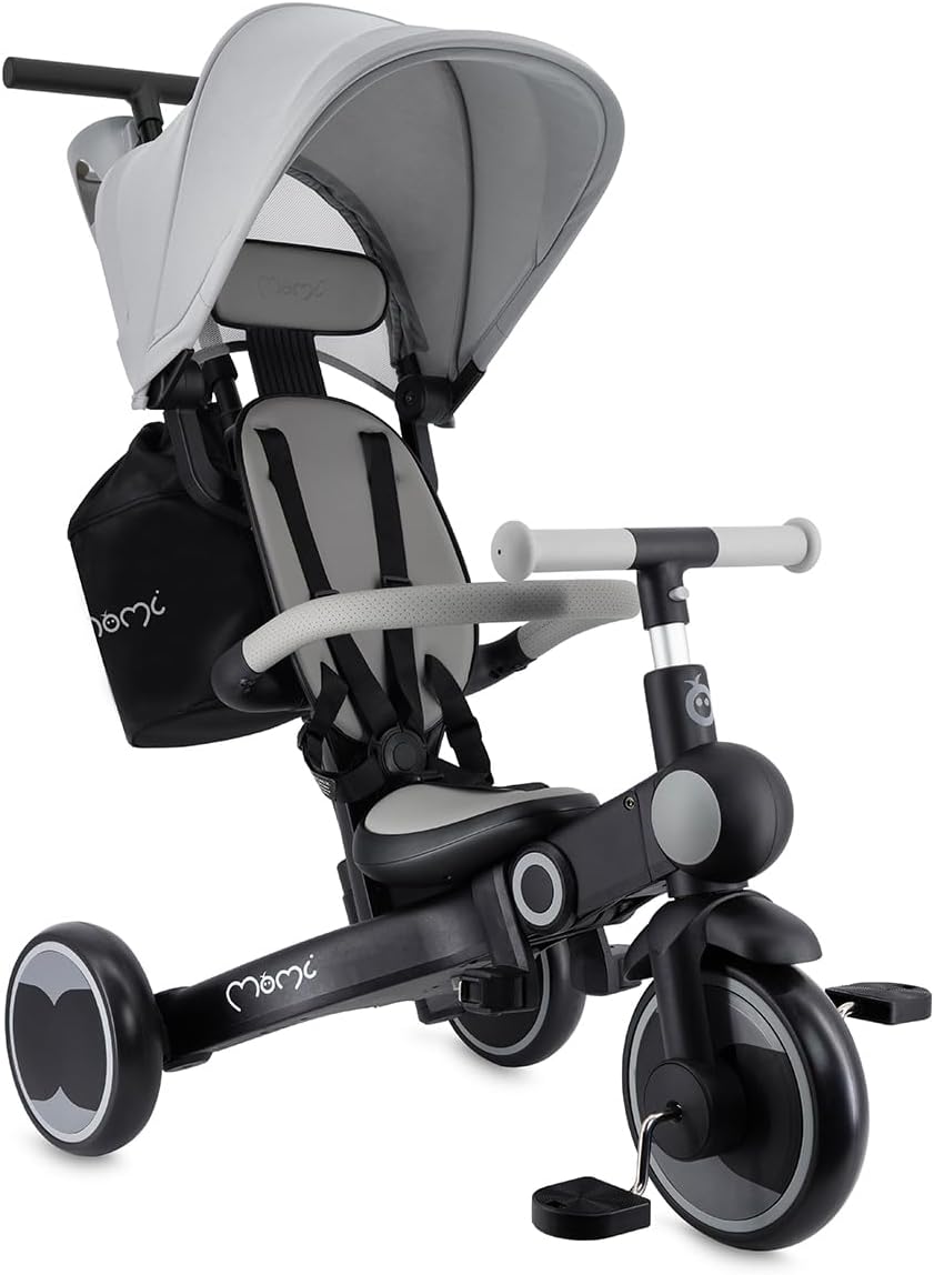 Momi Cochecito de bebé Triciclo 4 en 1 SOLIVIA Mango telescópico miniatura 2