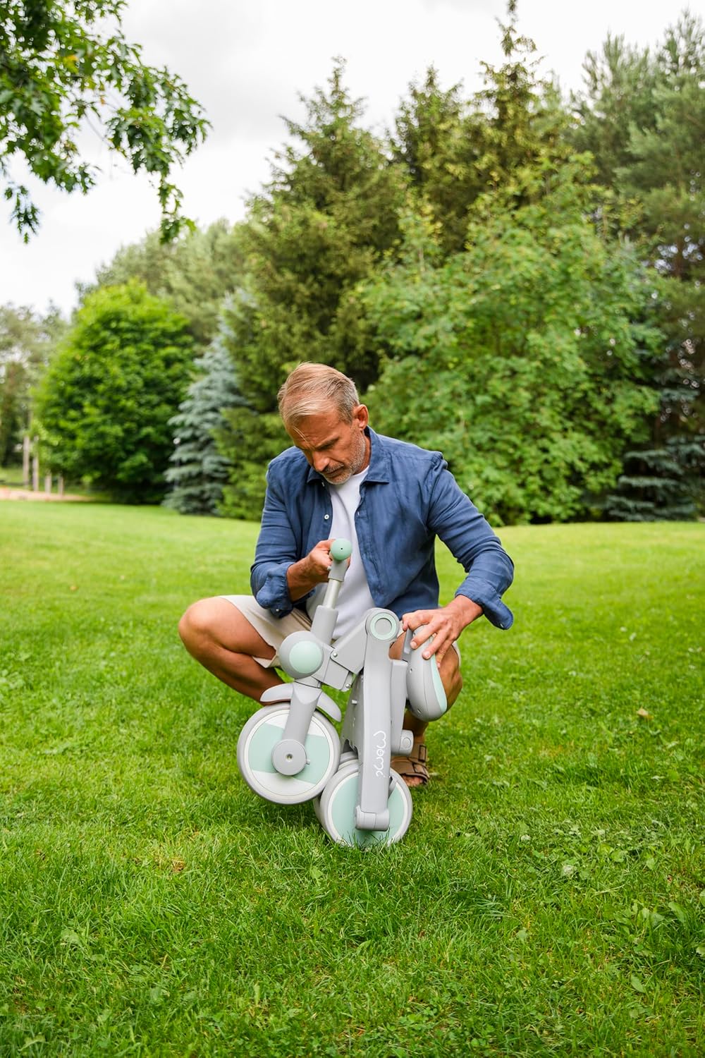 Momi Cochecito de bebé Triciclo 4 en 1 SOLIVIA Mango telescópico miniatura 24