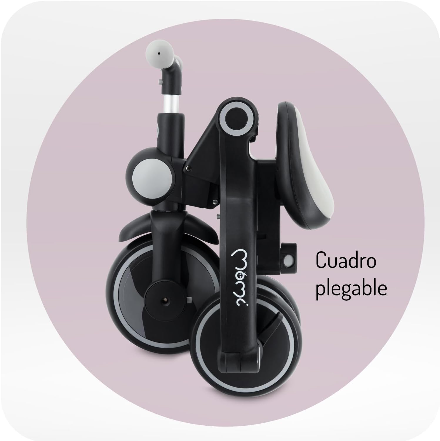 Momi Cochecito de bebé Triciclo 4 en 1 SOLIVIA Mango telescópico miniatura 6