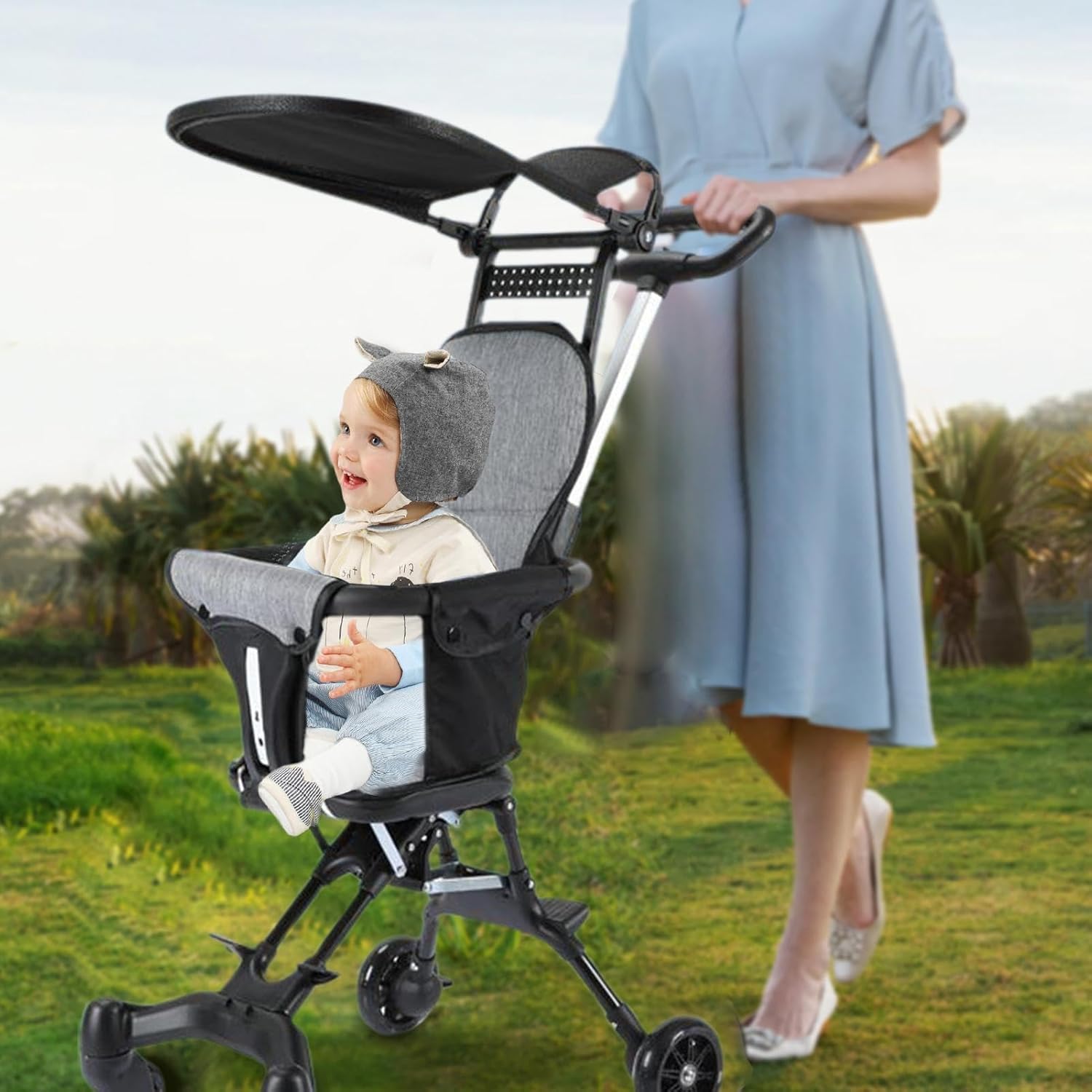 Generico Cochecito de bebé Lightweight Toddler miniatura 4