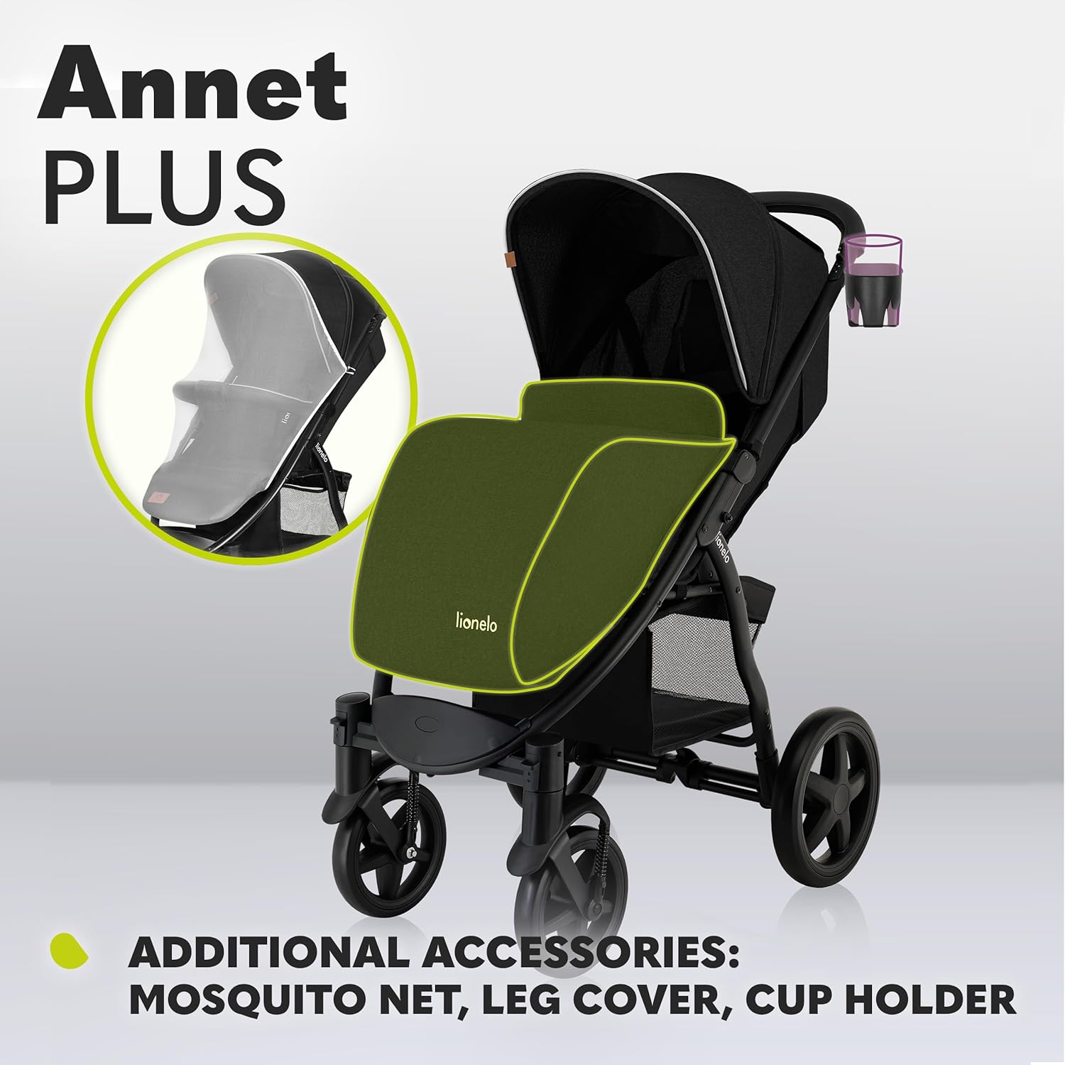 lionelo Cochecito de bebé Annet Plus miniatura 9