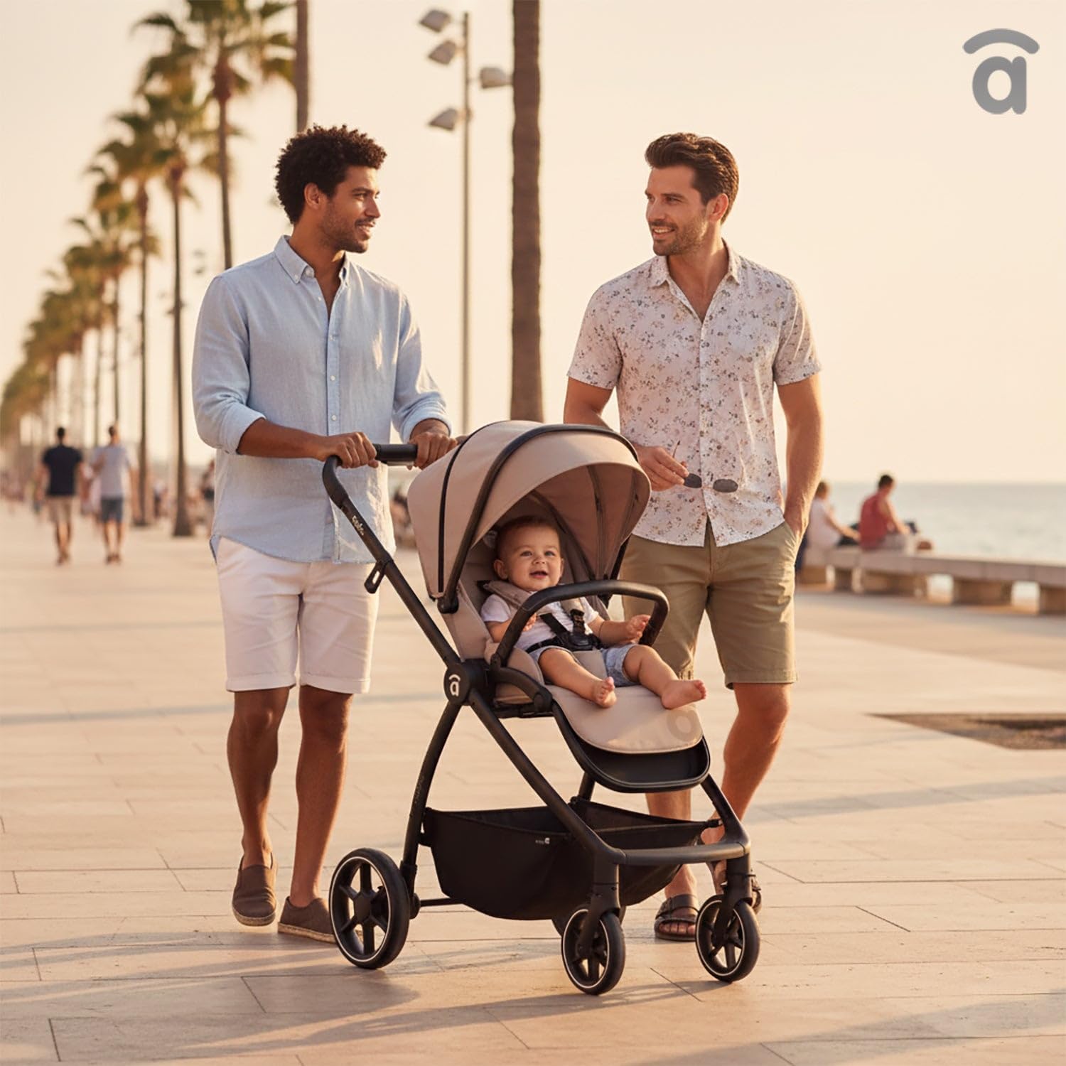 Asalvo Cochecito de bebé DUO RODAS Trío Convertible. Equipaje Avion. miniatura 3