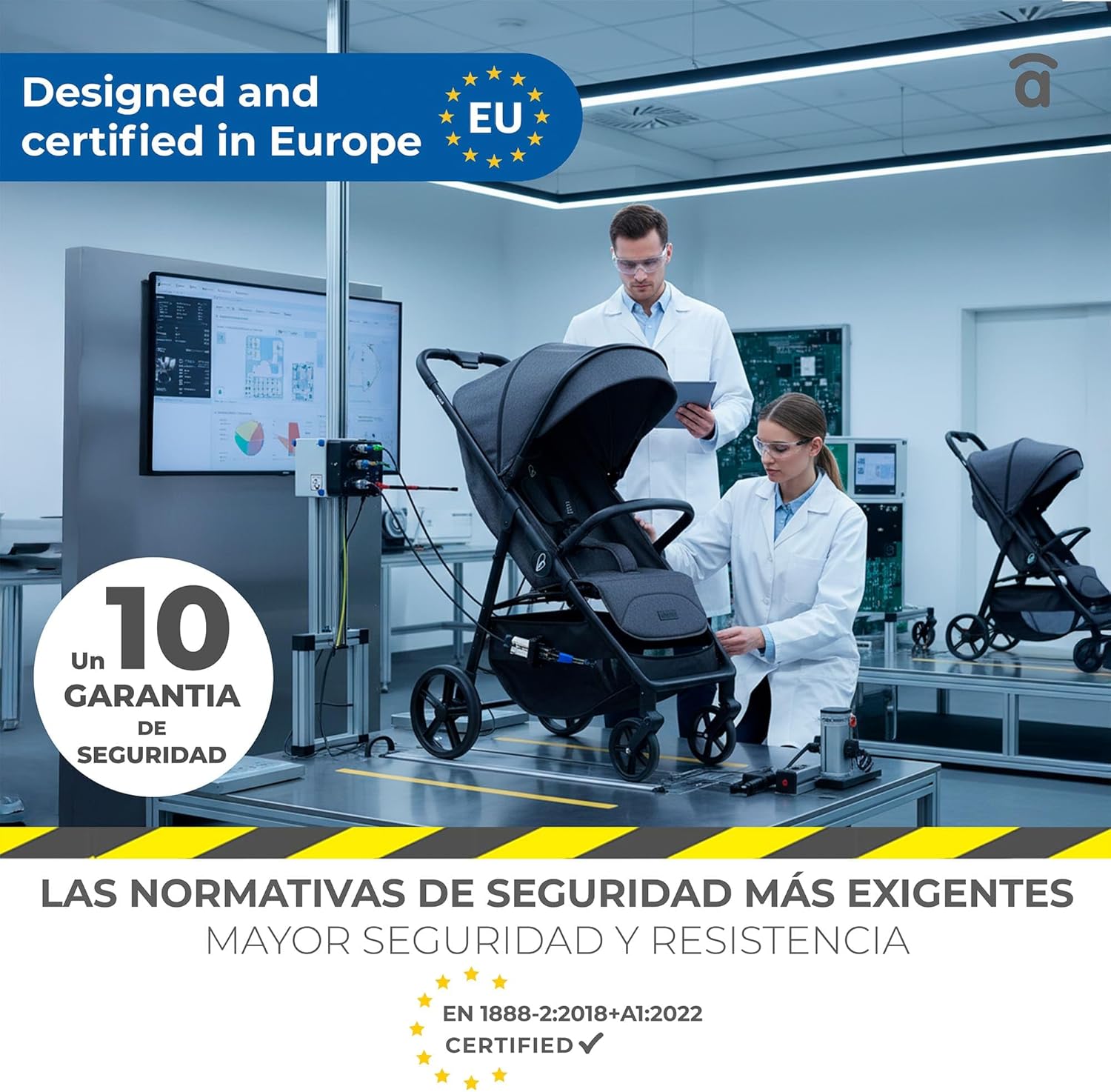 Asalvo Cochecito de bebé FIYI miniatura 7