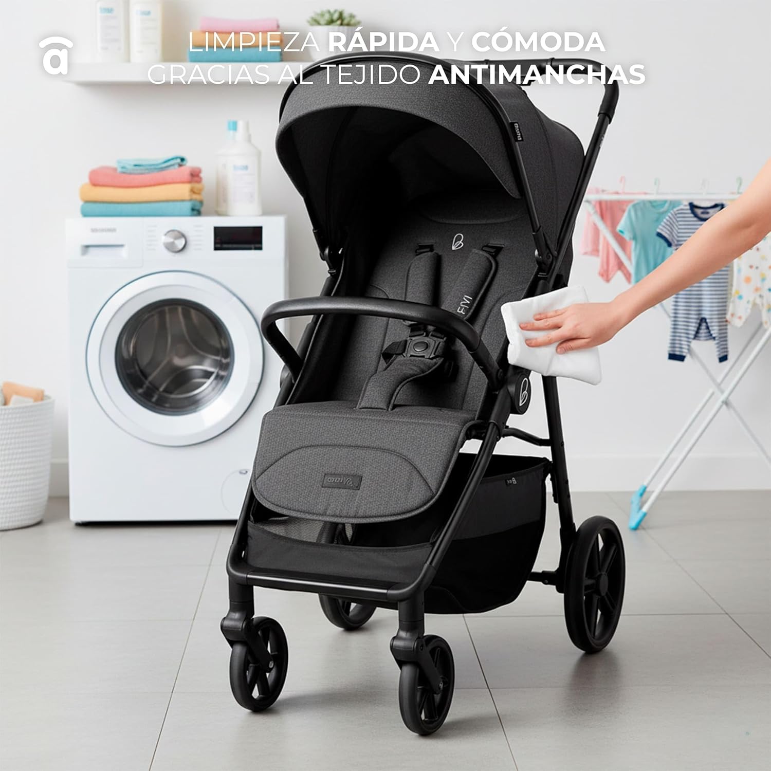 Asalvo Cochecito de bebé FIYI miniatura 8