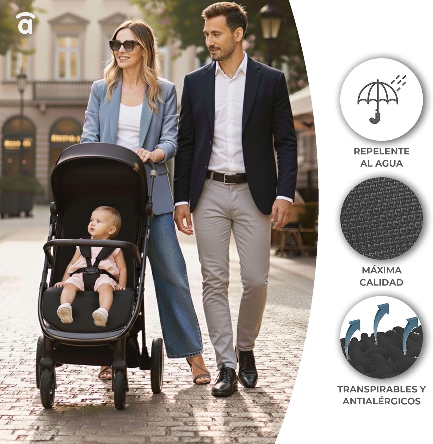 Asalvo Cochecito de bebé KIBU miniatura 5