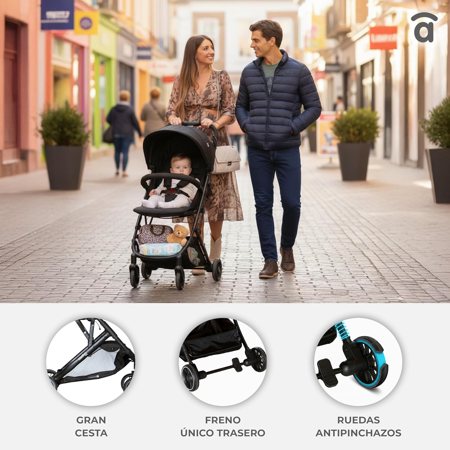 Asalvo Cochecito de bebé TUMBUCTÚ Ultraligera miniatura 7