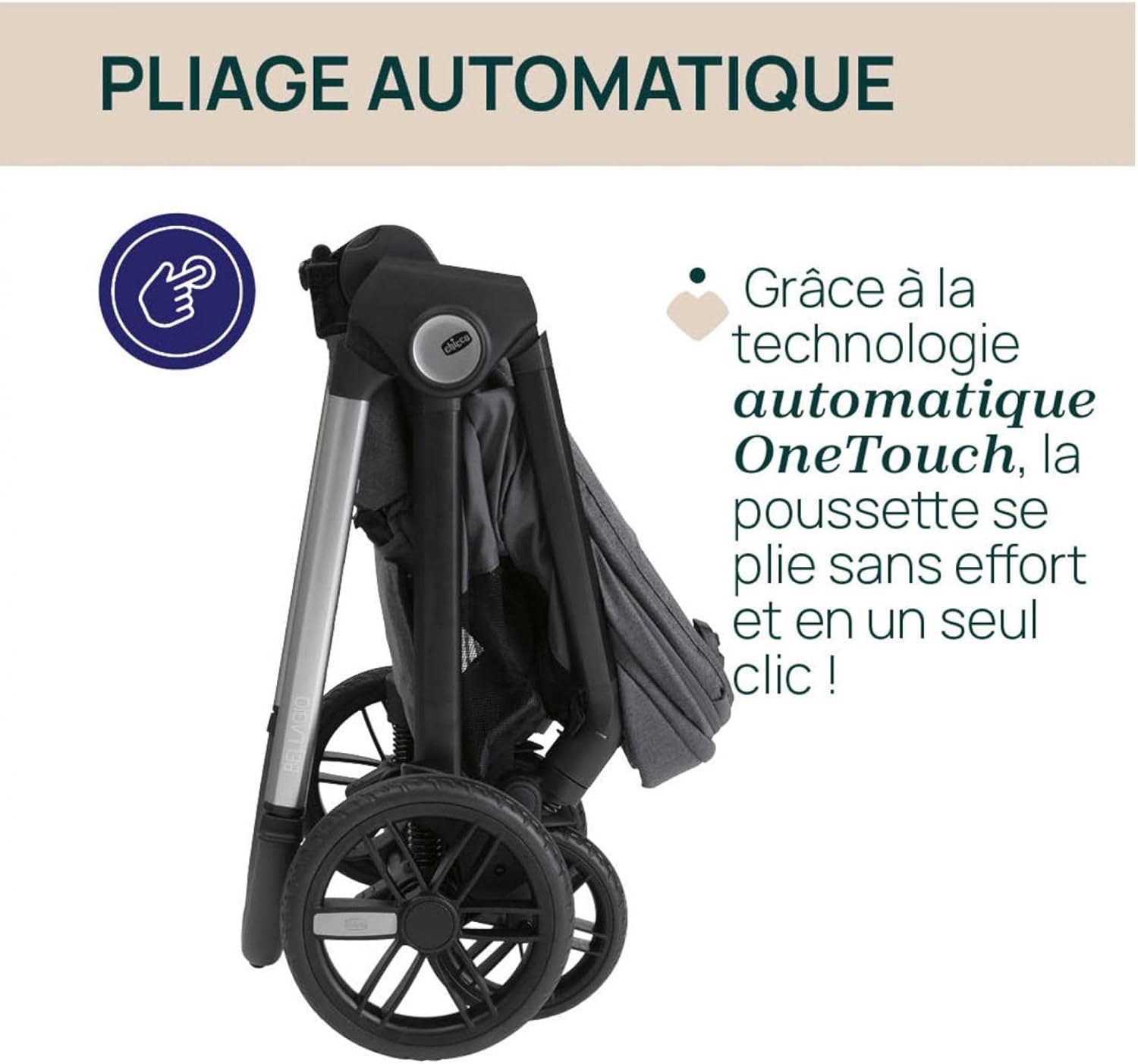 Chicco Cochecito de bebé Passeggino 4 ruote Chicco miniatura 8