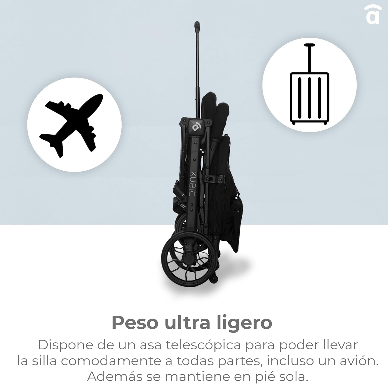 Asalvo Cochecito de bebé Plegado Mano miniatura 8