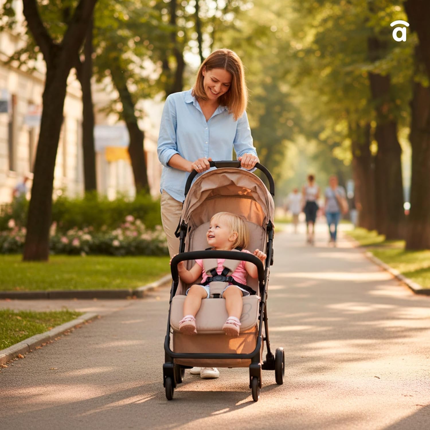 Asalvo Cochecito de bebé HITO. Segura Confortable. Capota Ventana miniatura 10