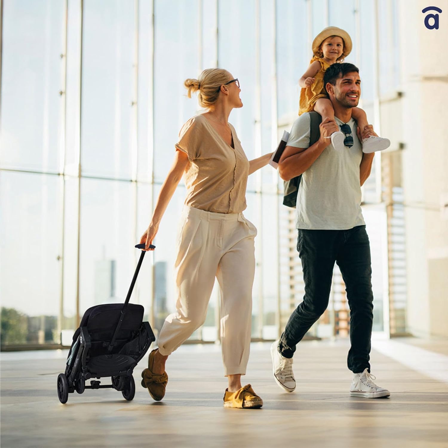 Asalvo Cochecito de bebé KUBIC 2- Plegado Mano miniatura 5