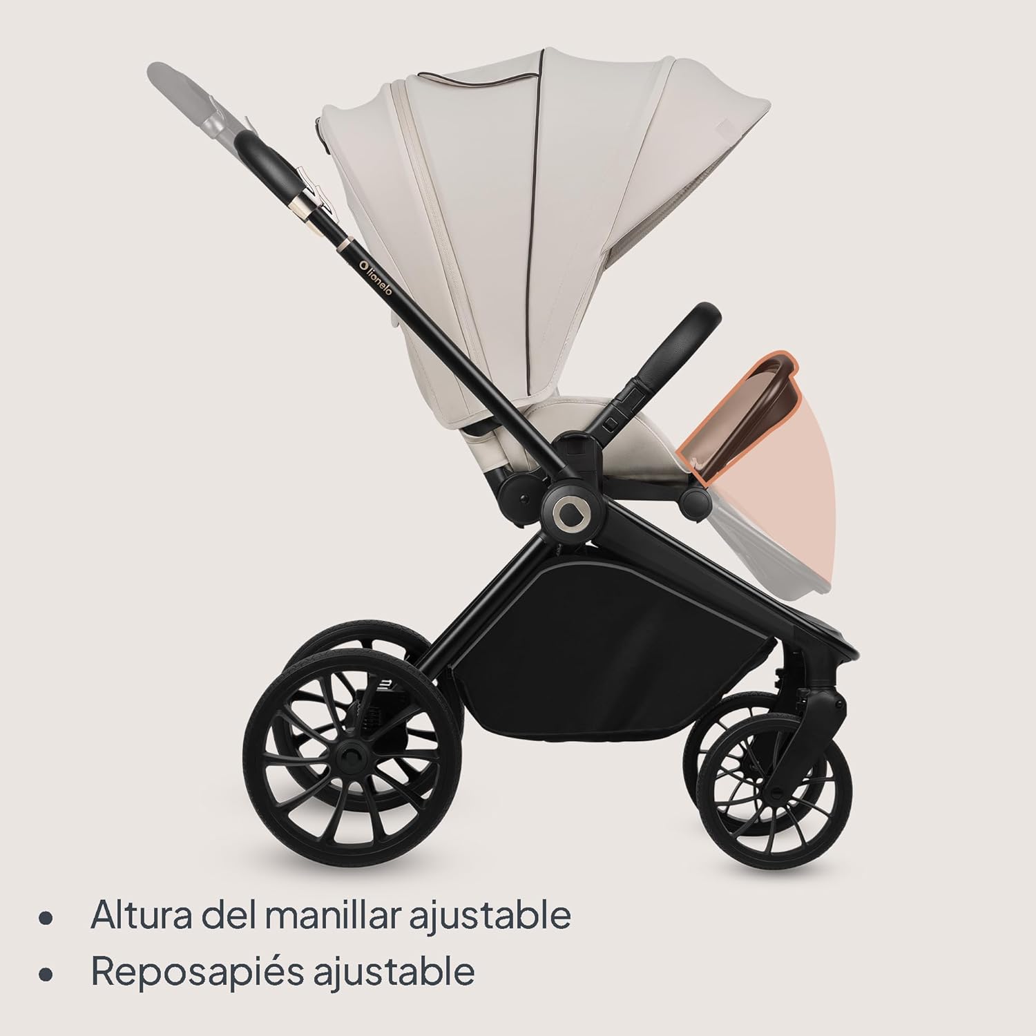 lionelo Cochecito de bebé MIKA PLUS 6 a 48 meses a 22 kg miniatura 8