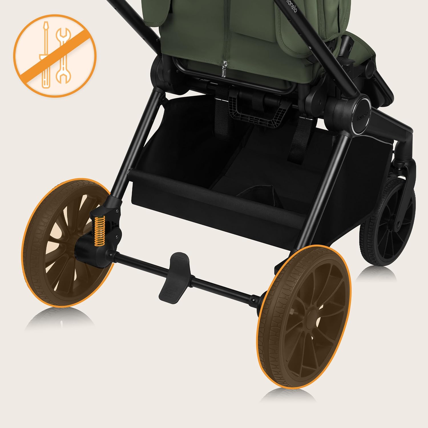 lionelo Cochecito de bebé MIKA PLUS 6 a 48 meses a 22 kg miniatura 4