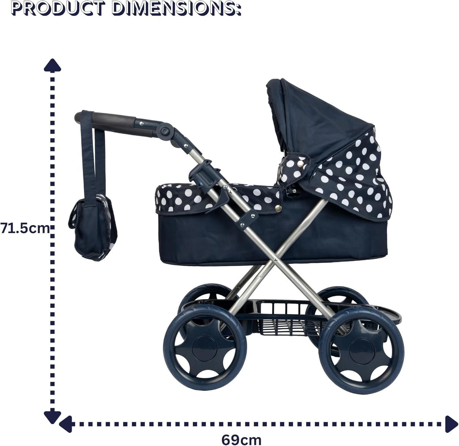 Dolly Tots Cochecito de bebé muñecas Cherish miniatura 10