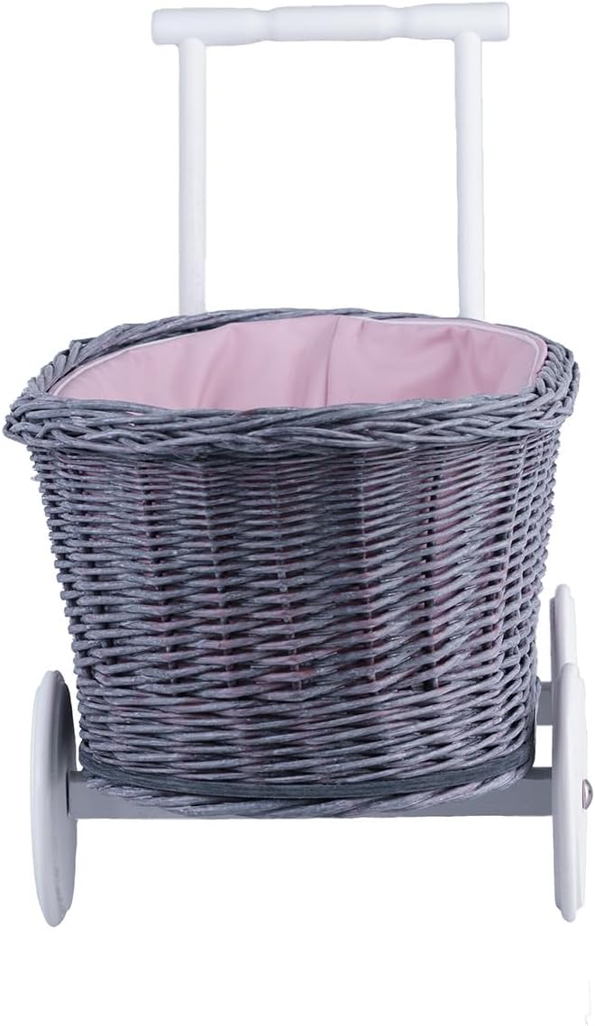 e-wicker24 Alles aus Weide Cochecito de bebé colgante cesta miniatura 5