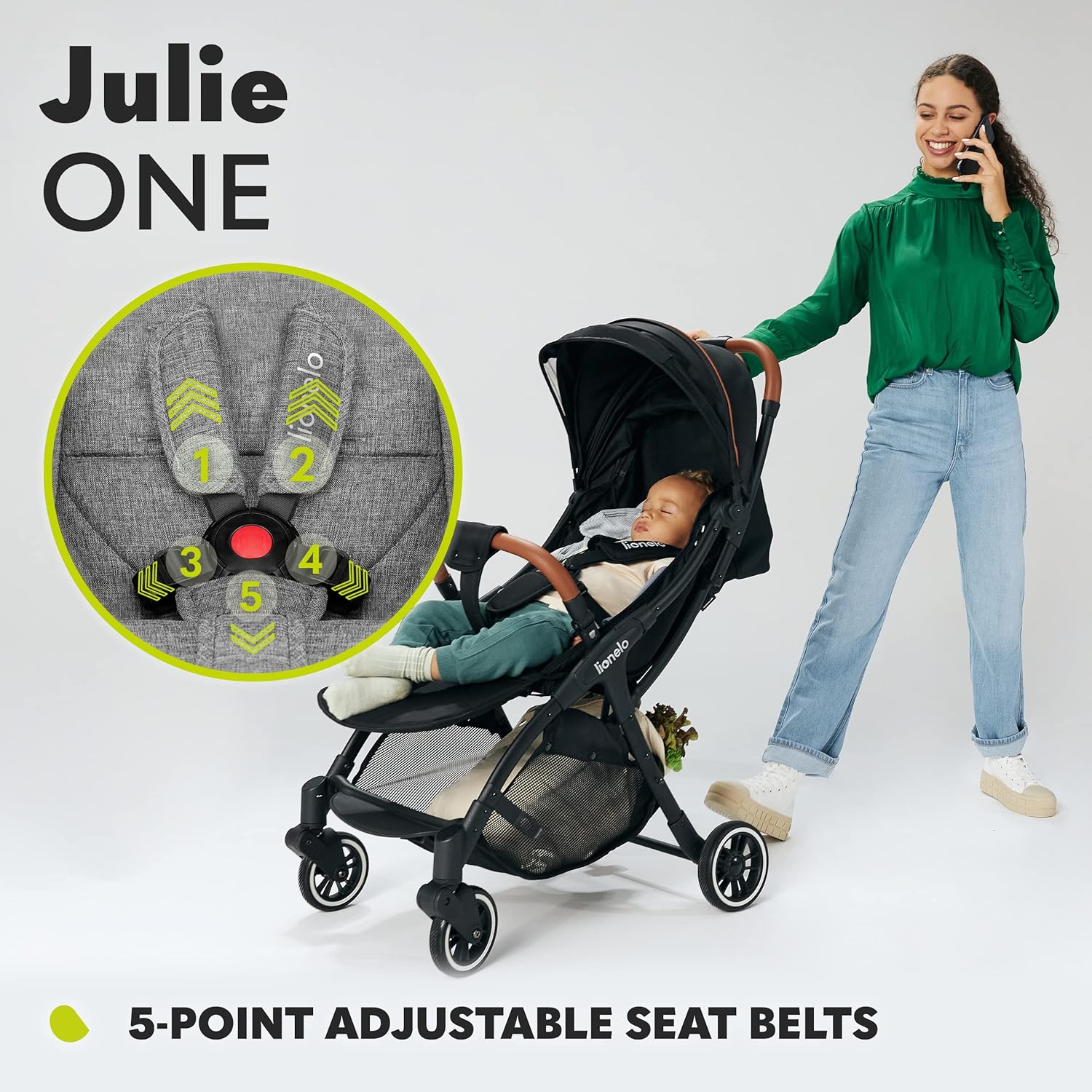 lionelo Cochecito de bebé Julie ONE miniatura 4