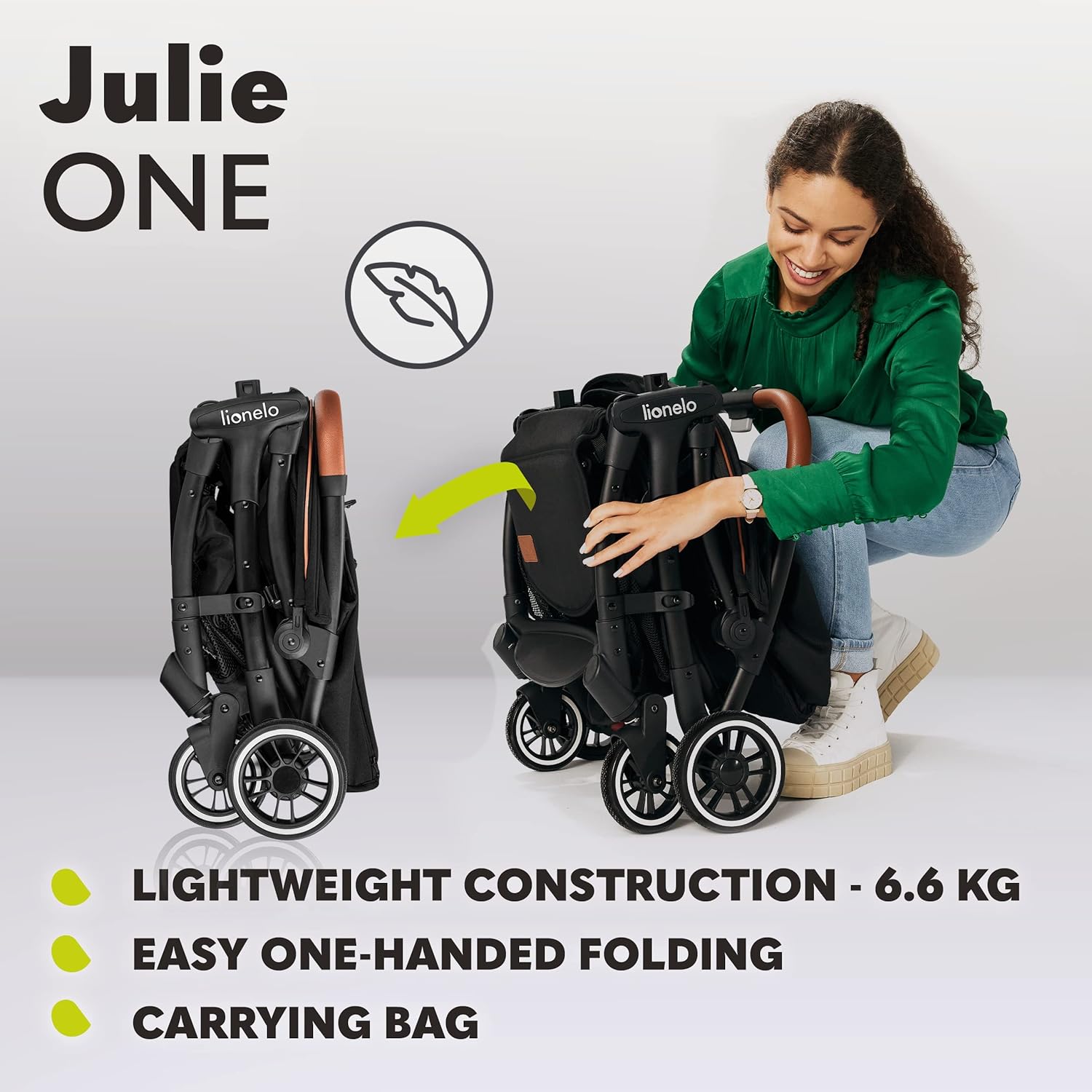 lionelo Cochecito de bebé Julie ONE miniatura 7