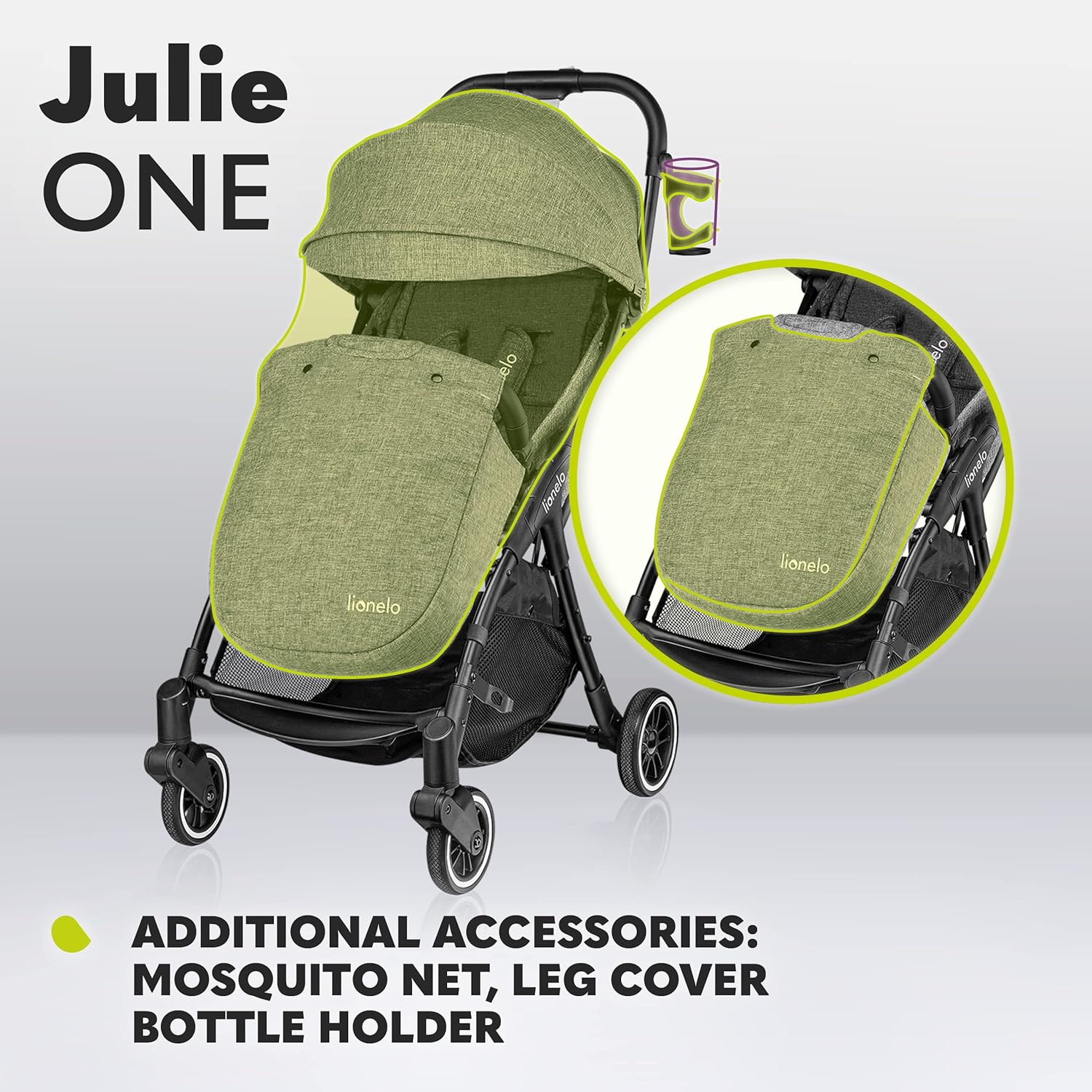 lionelo Cochecito de bebé Julie ONE miniatura 9