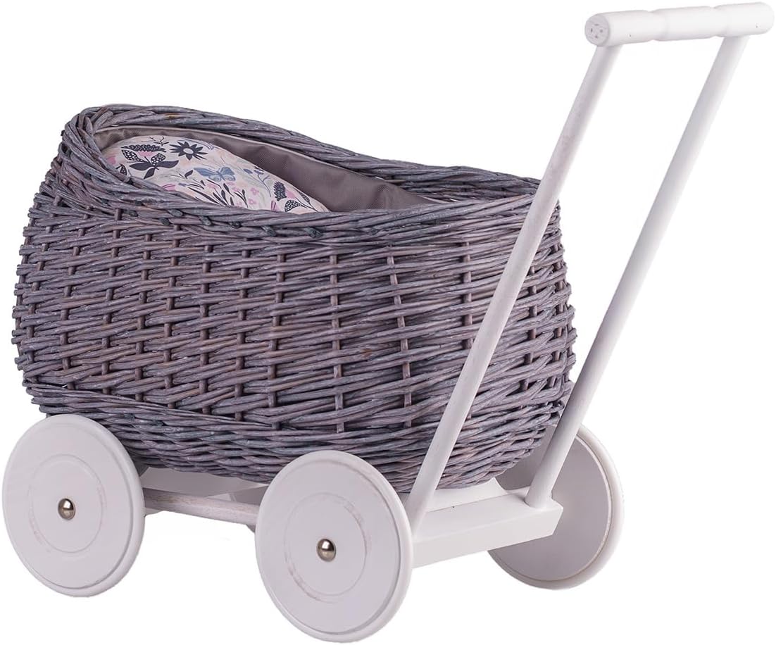 e-wicker24 Alles aus Weide Cochecito de bebé colgante cesta