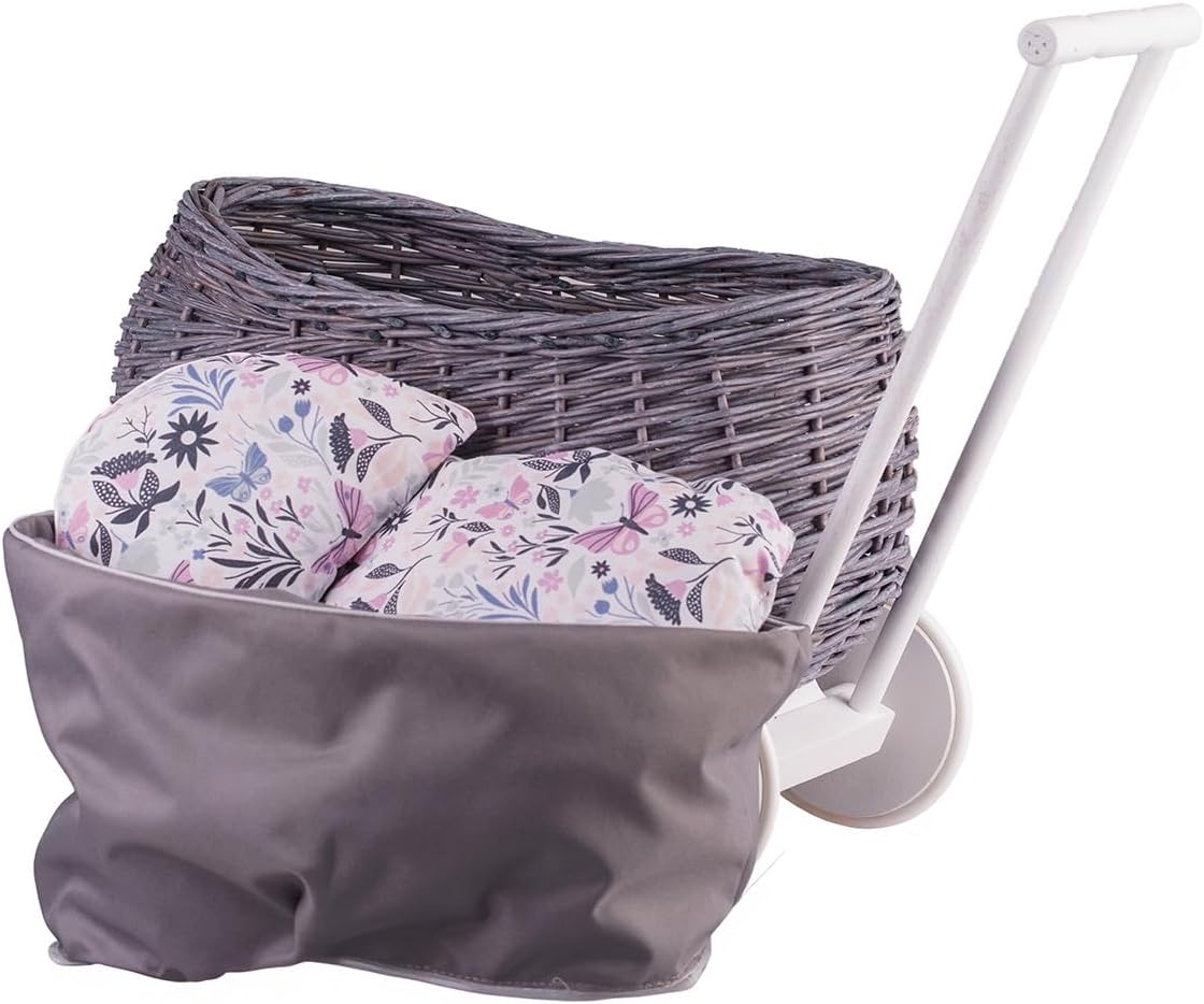 e-wicker24 Alles aus Weide Cochecito de bebé colgante cesta miniatura 3