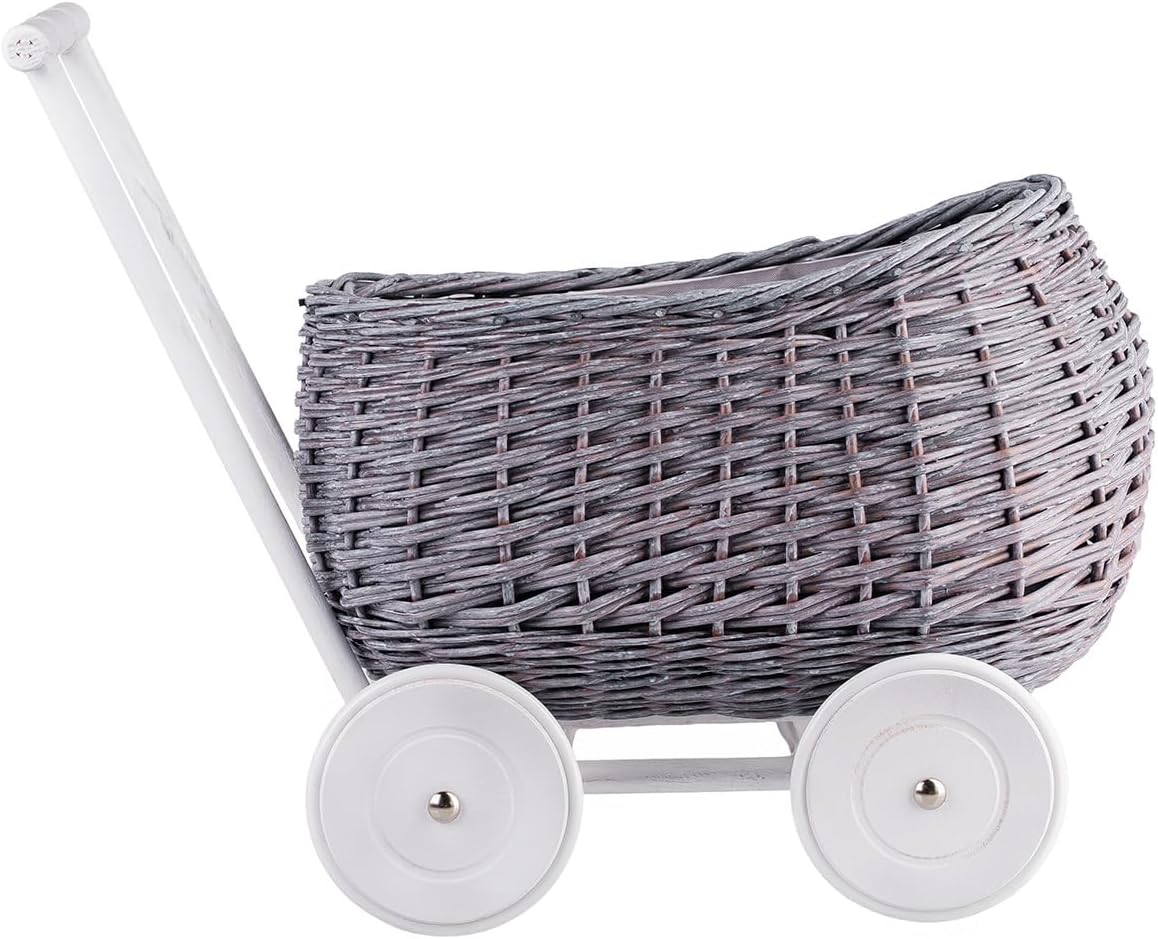 e-wicker24 Alles aus Weide Cochecito de bebé colgante cesta miniatura 5