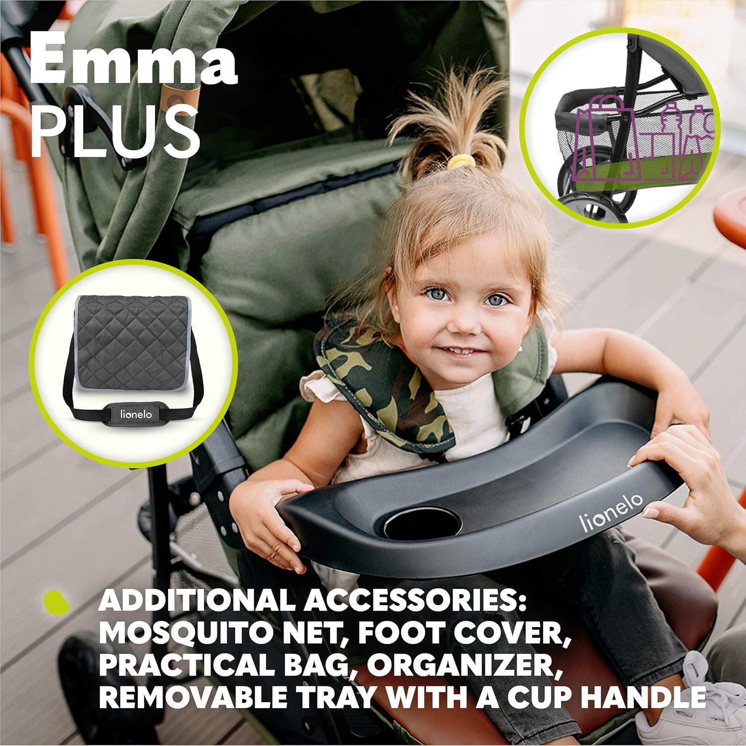lionelo Cochecito de bebé Emma Plus miniatura 9