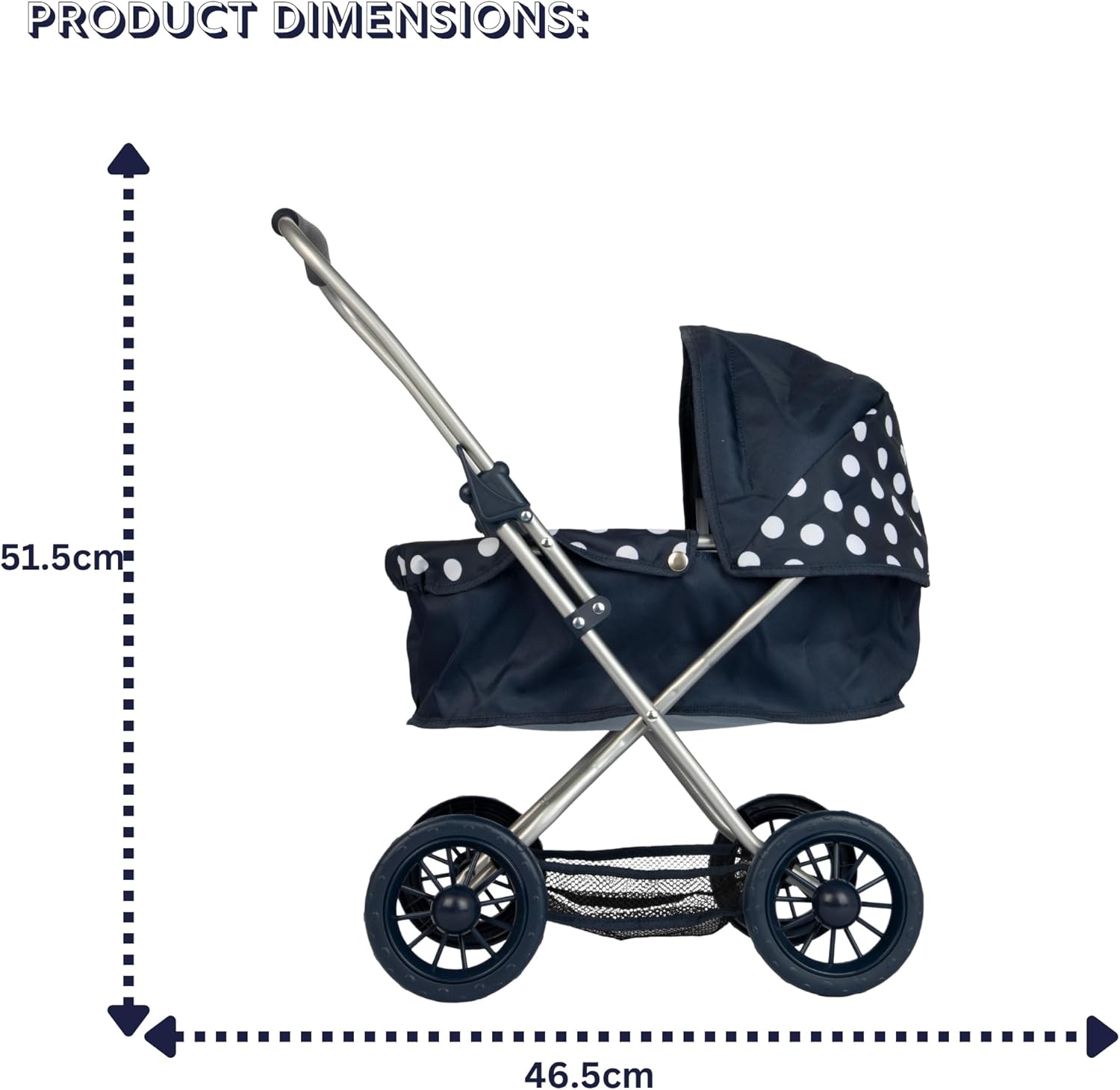 HTI Cochecito de bebé Dolly Tots miniatura 10