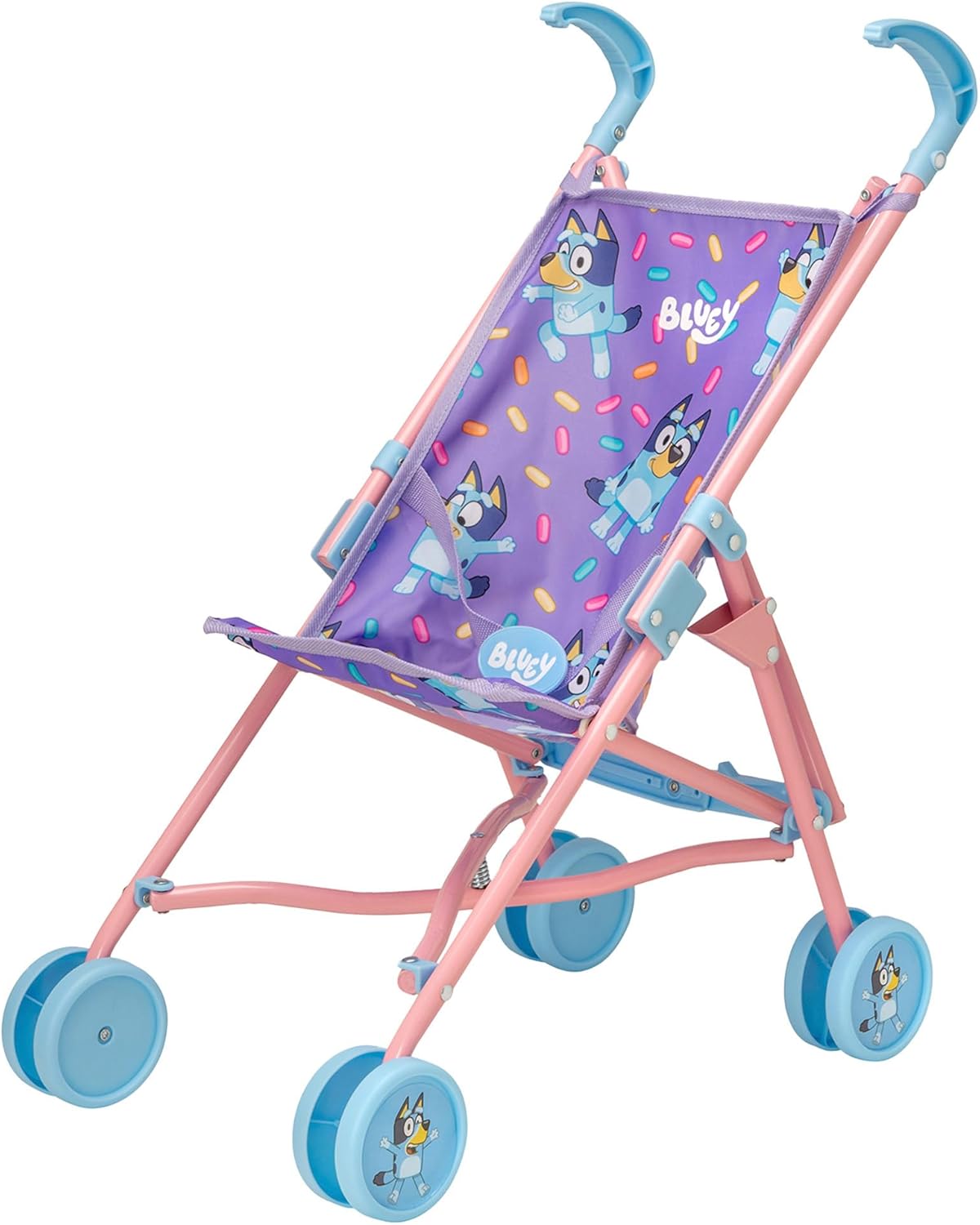 ColorBaby Cochecito de bebé Bluey Juguete miniatura 2