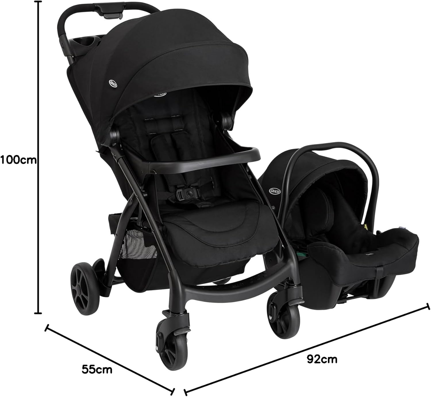 Graco Cochecito de bebé Tavira Sistema viaje miniatura 11