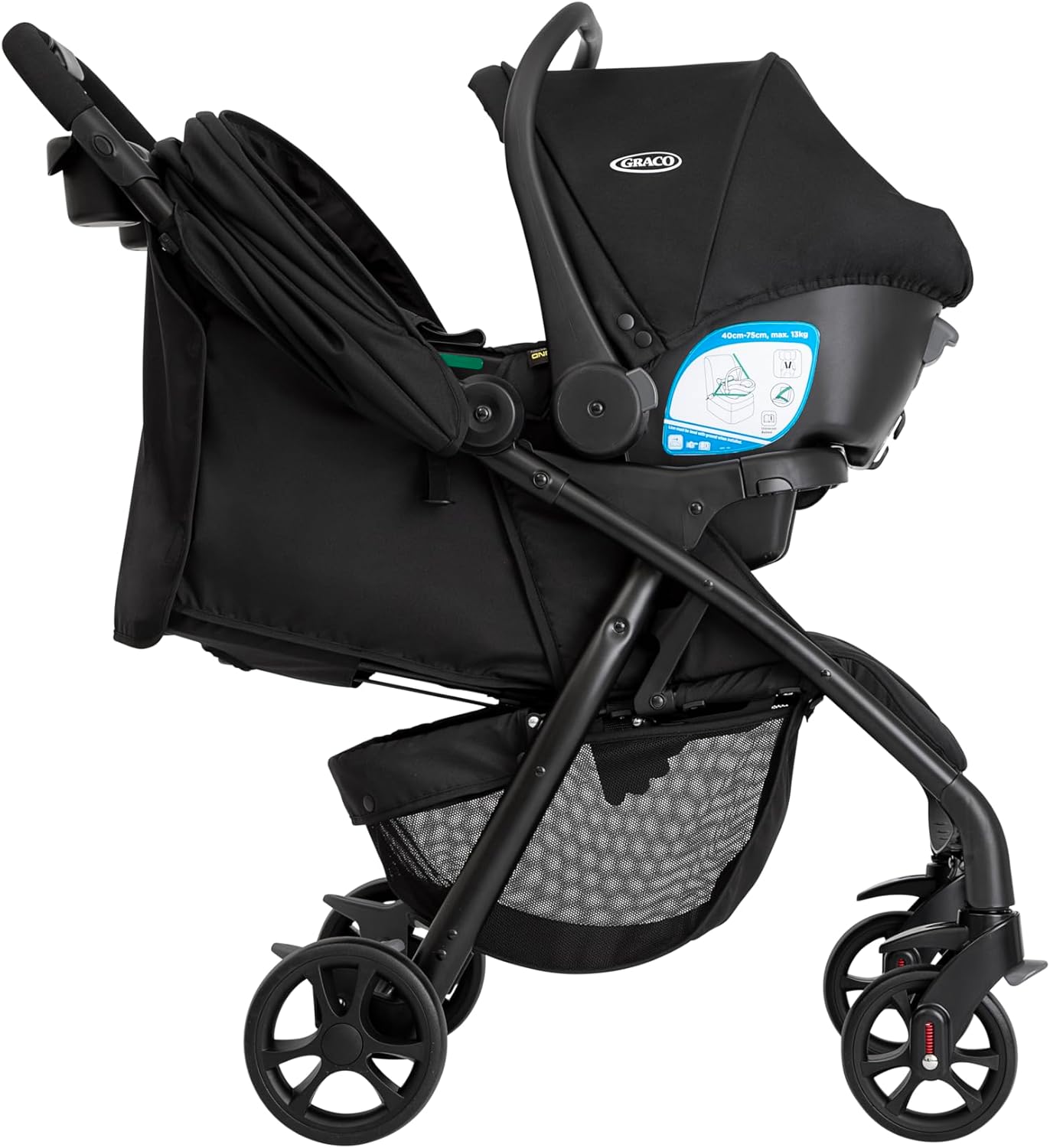 Graco Cochecito de bebé Tavira Sistema viaje miniatura 5