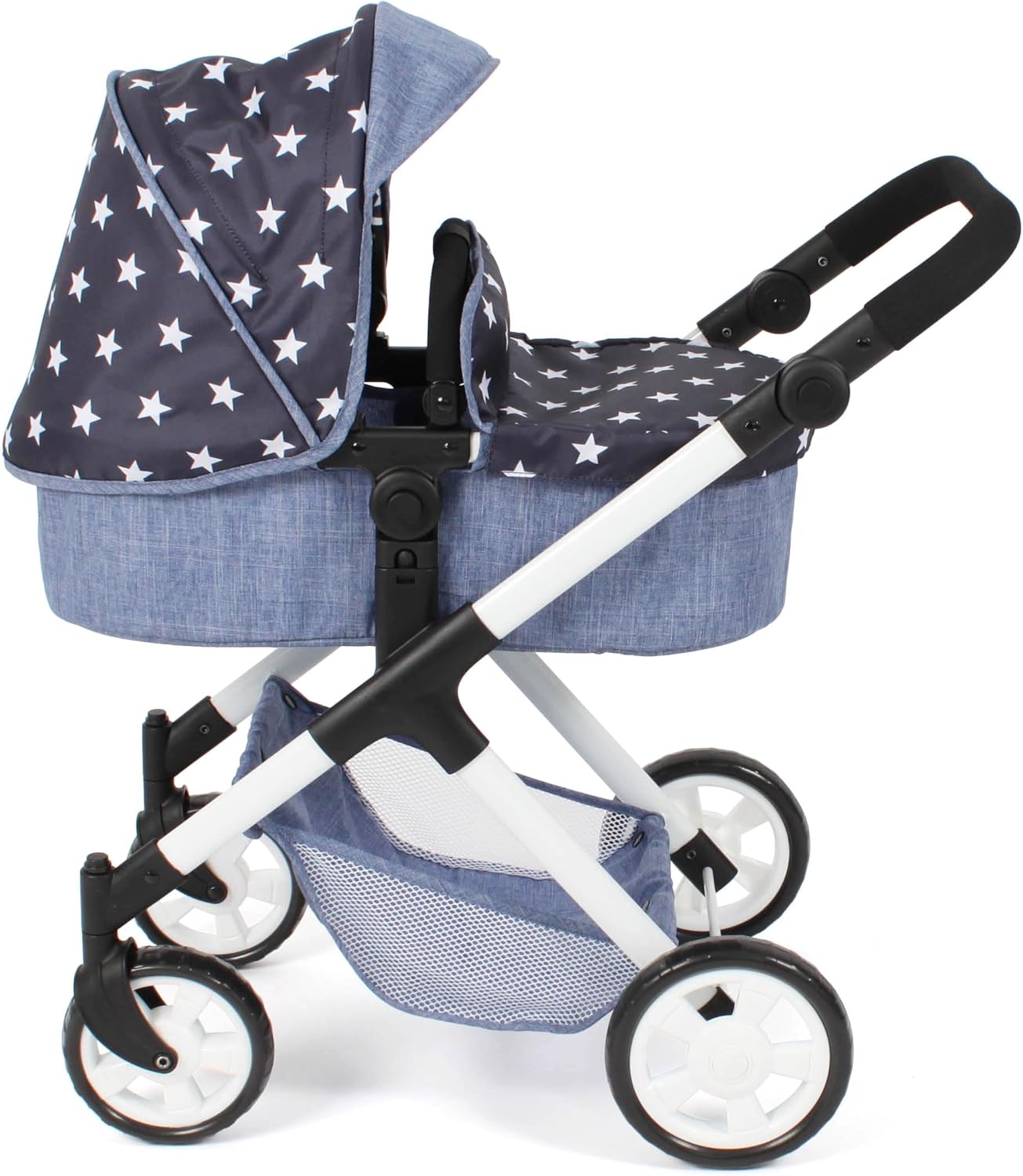 Bayer Chic 2000 Cochecito de bebé muñecas Mila 2 en 1 miniatura 6