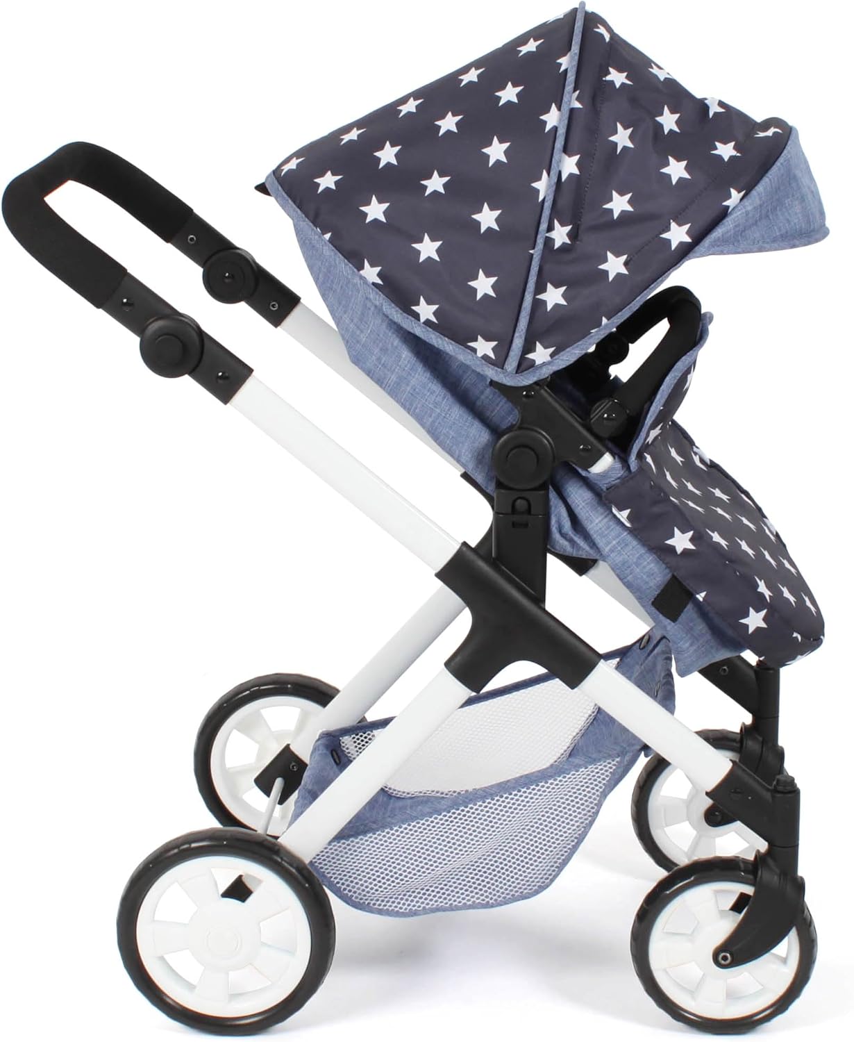 Bayer Chic 2000 Cochecito de bebé muñecas Mila 2 en 1 miniatura 8