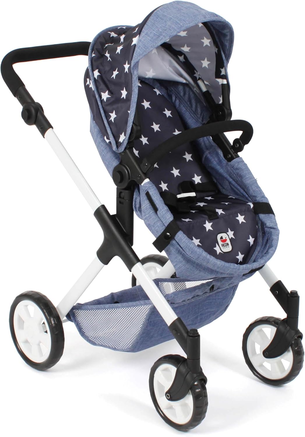 Bayer Chic 2000 Cochecito de bebé muñecas Mila 2 en 1 miniatura 9