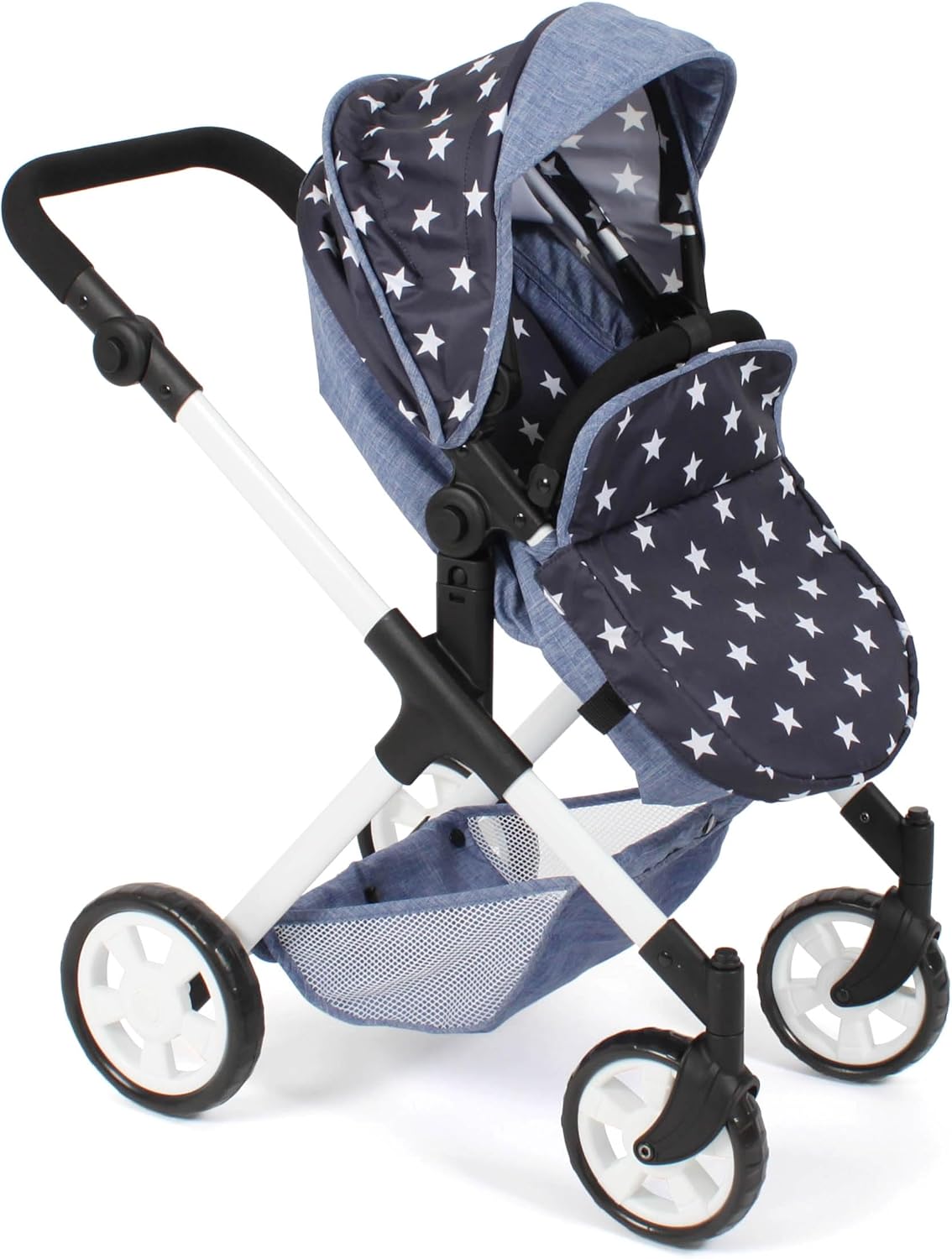 Bayer Chic 2000 Cochecito de bebé muñecas Mila 2 en 1 miniatura 10