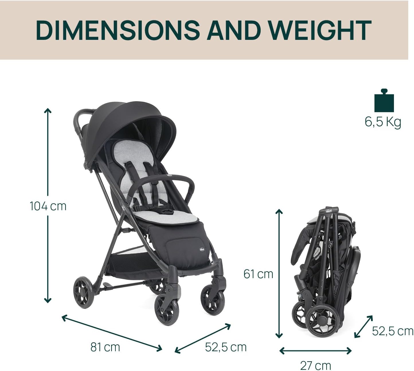 Chicco Cochecito de bebé Taormina miniatura 3