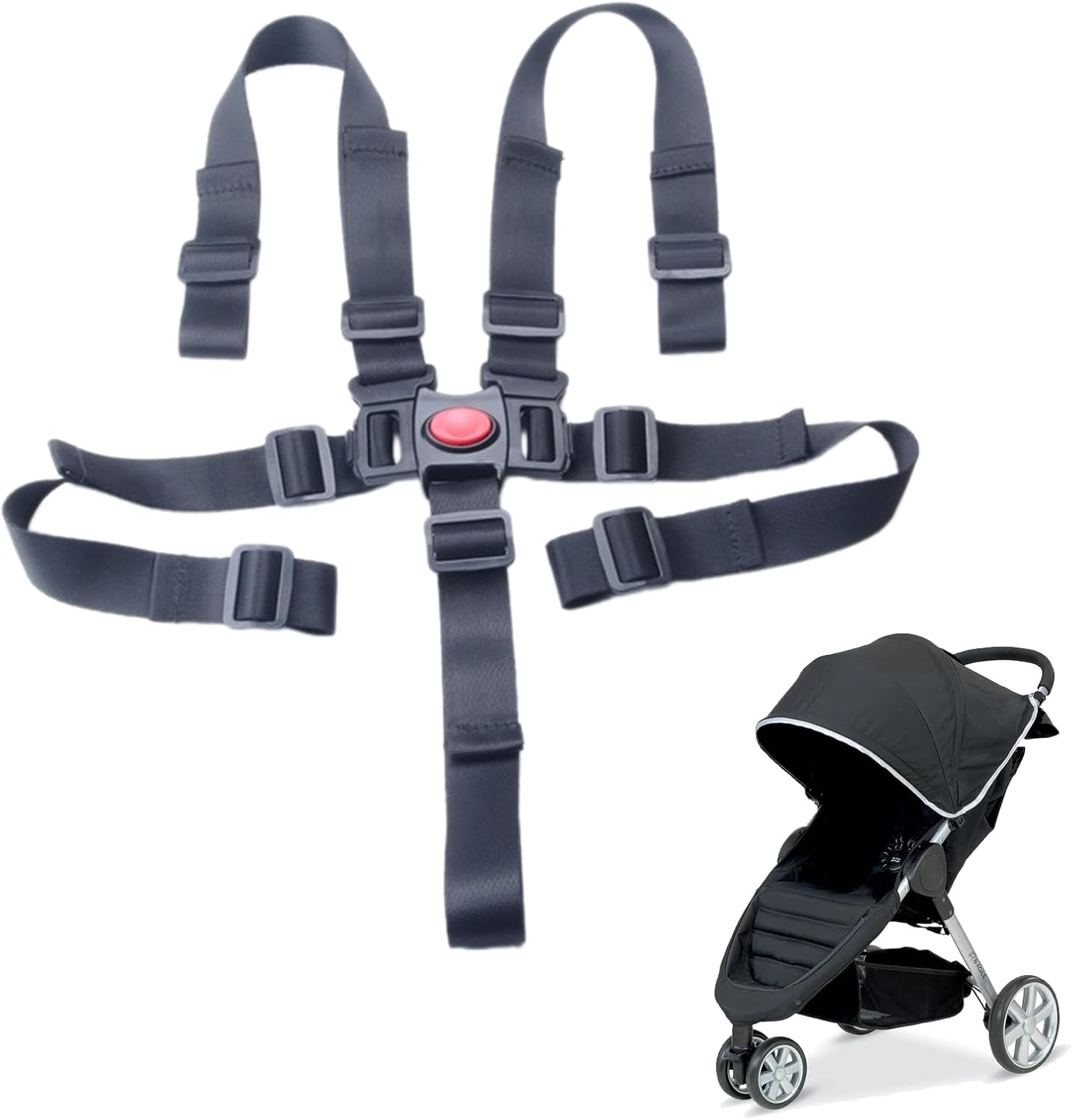 Hsyzygian Cochecito de bebé seguridad miniatura 3